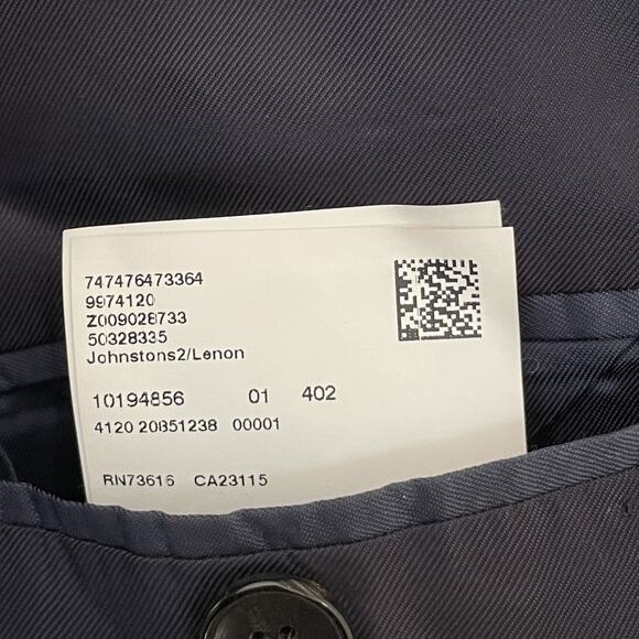 Hugo Boss Men’s 40R Navy Wool Blazer Sport Coat Jacket Made in Turkey - Picture 8 of 13